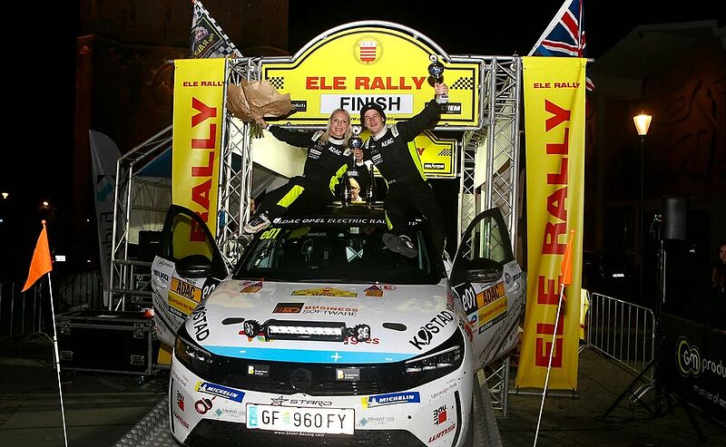 ADAC Opel Electric Rally Cup: Spannende Wasserspiele in den Niederlanden